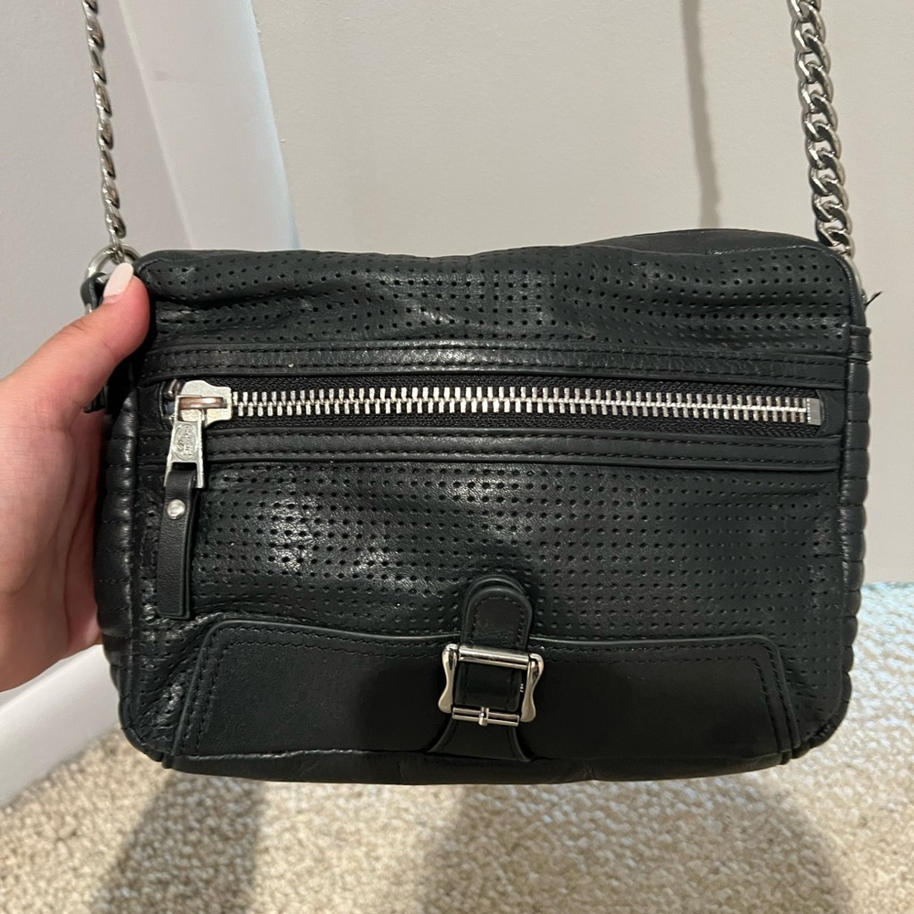 Ash Perforated Leather Bag